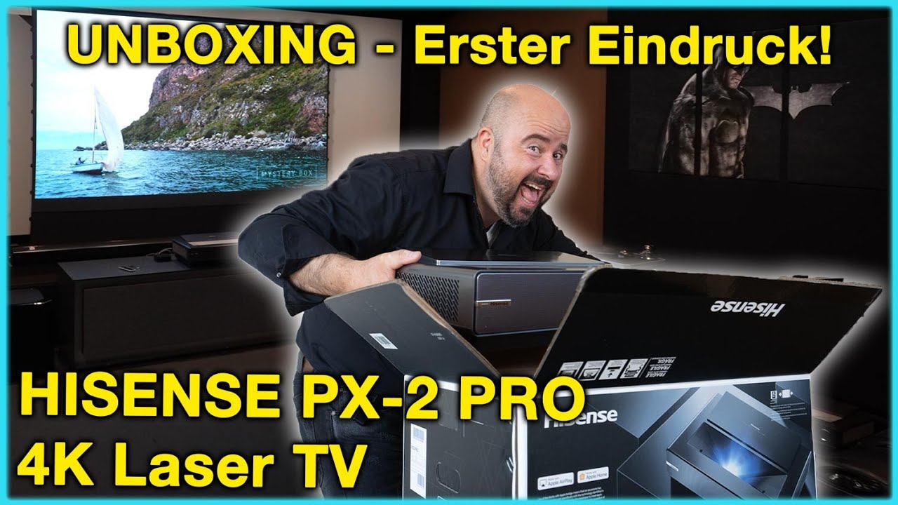 Hisense PX2 Pro Unboxing mit Marco