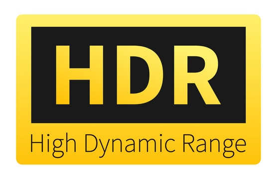 HDR Logo gelb auf weißem Grund