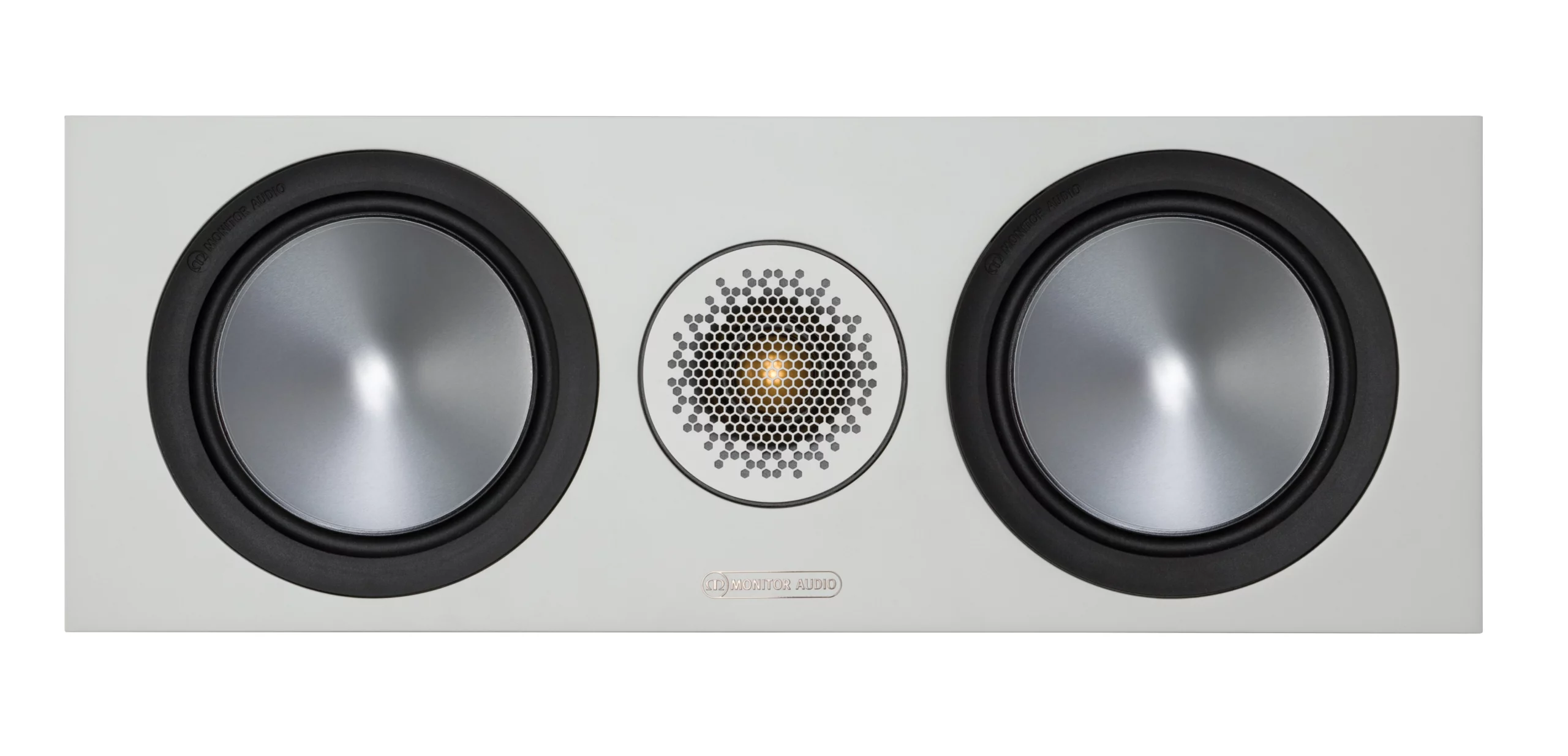 Monitor Audio Bronze C150 in Weiß in der Vorderansicht