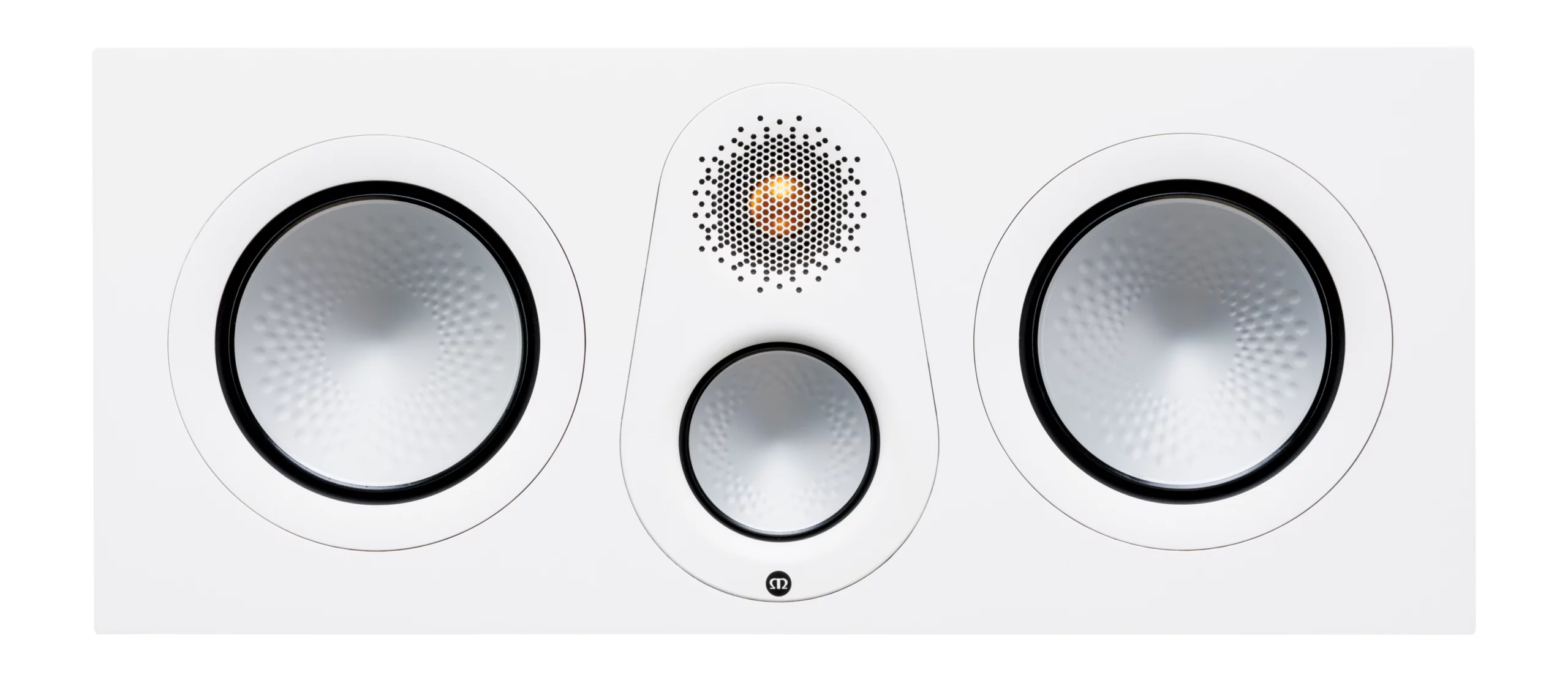 Monitor Audio Silver C250 in Satin Weiß in der Vorderansicht