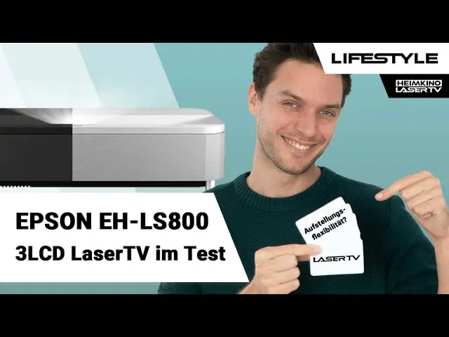 Epson LS800 YouTube Thumbnail mit Julian