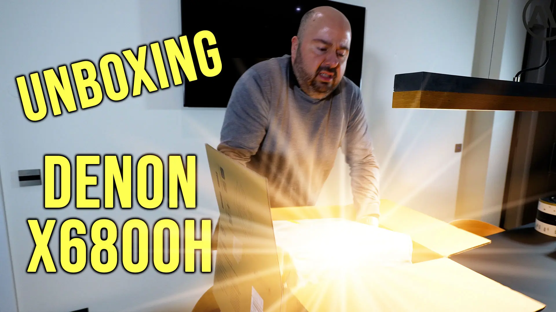YouTube Thumbnail Unboxing Denon AVC X6800H
