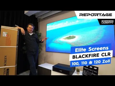 Elite Screens CLR3 Vorstellung mit Ekki