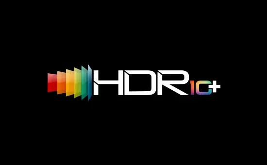 HDR Logo auf Schwarz