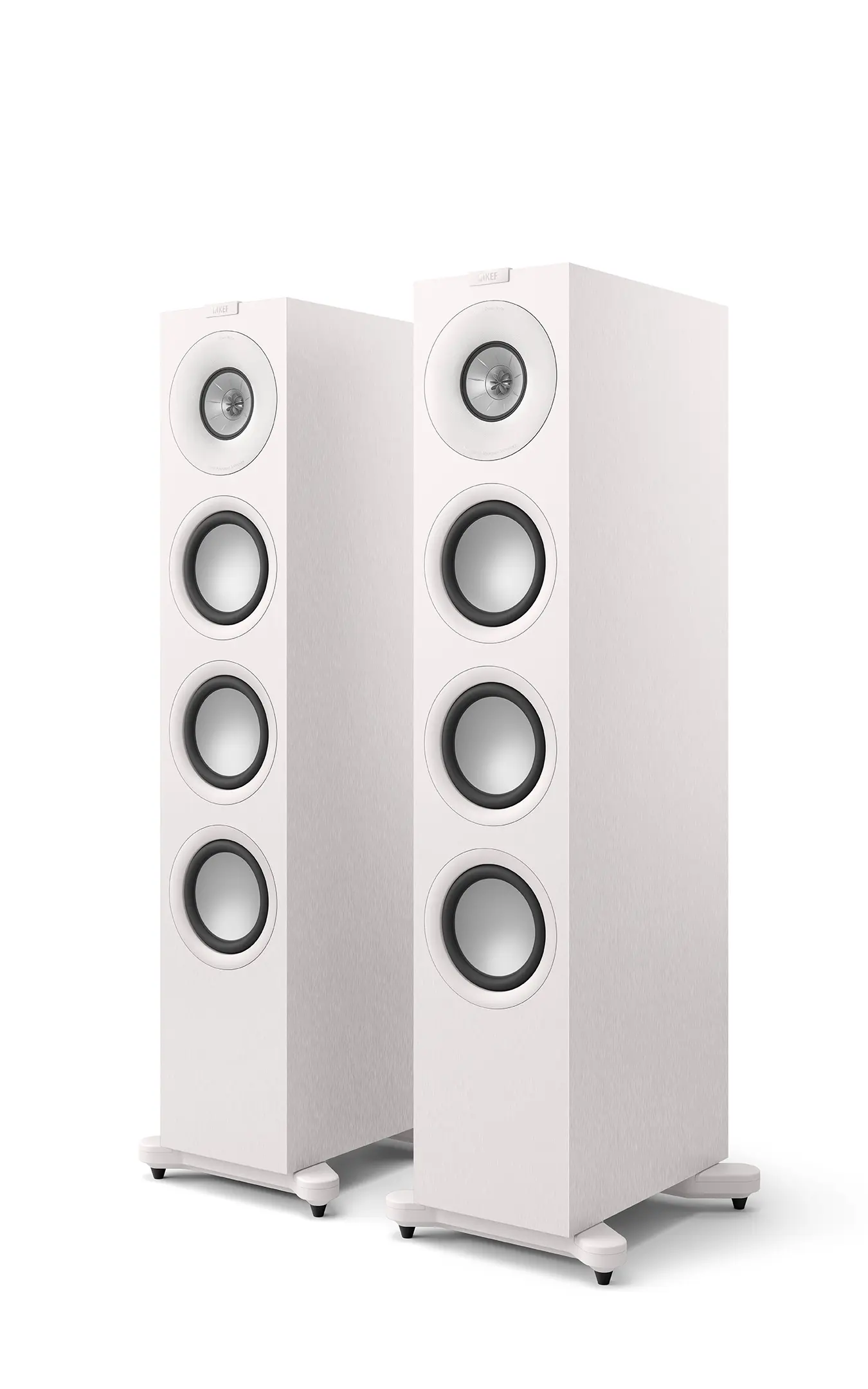 kef q11 meta in weiß paar von vorne