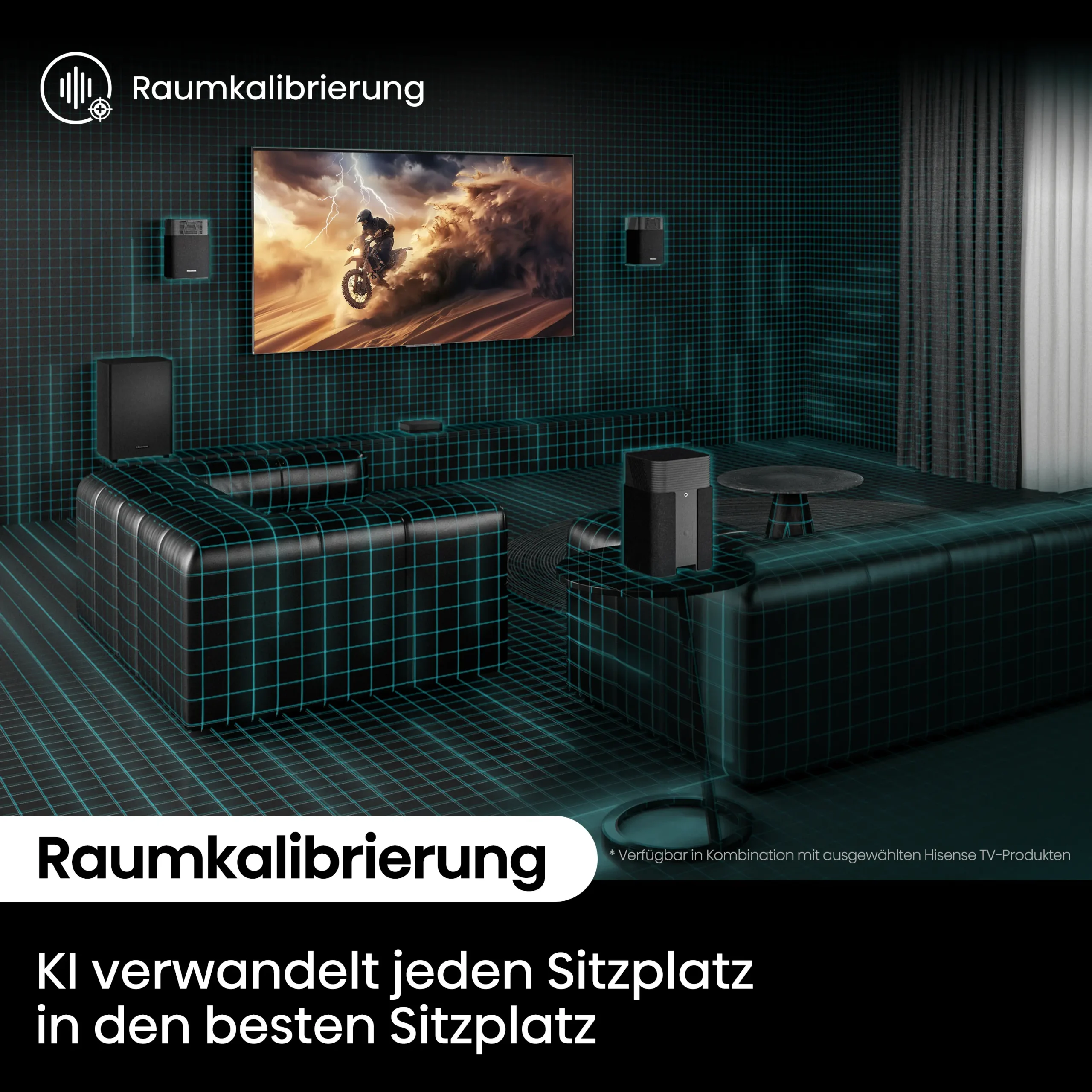 hisense ht saturn räum Kalibrierung