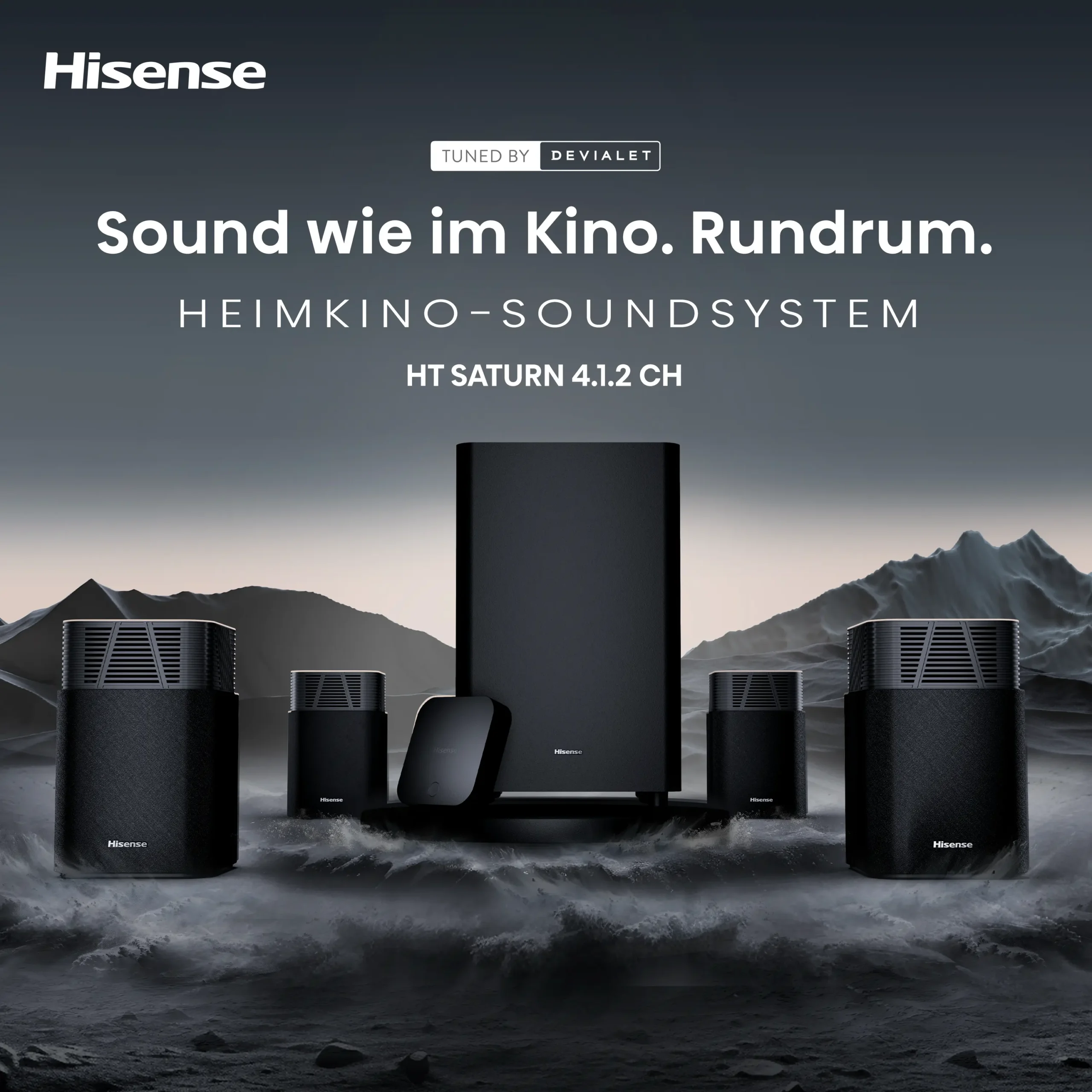 Hisense HT Saturn – Kabelloses Surround System