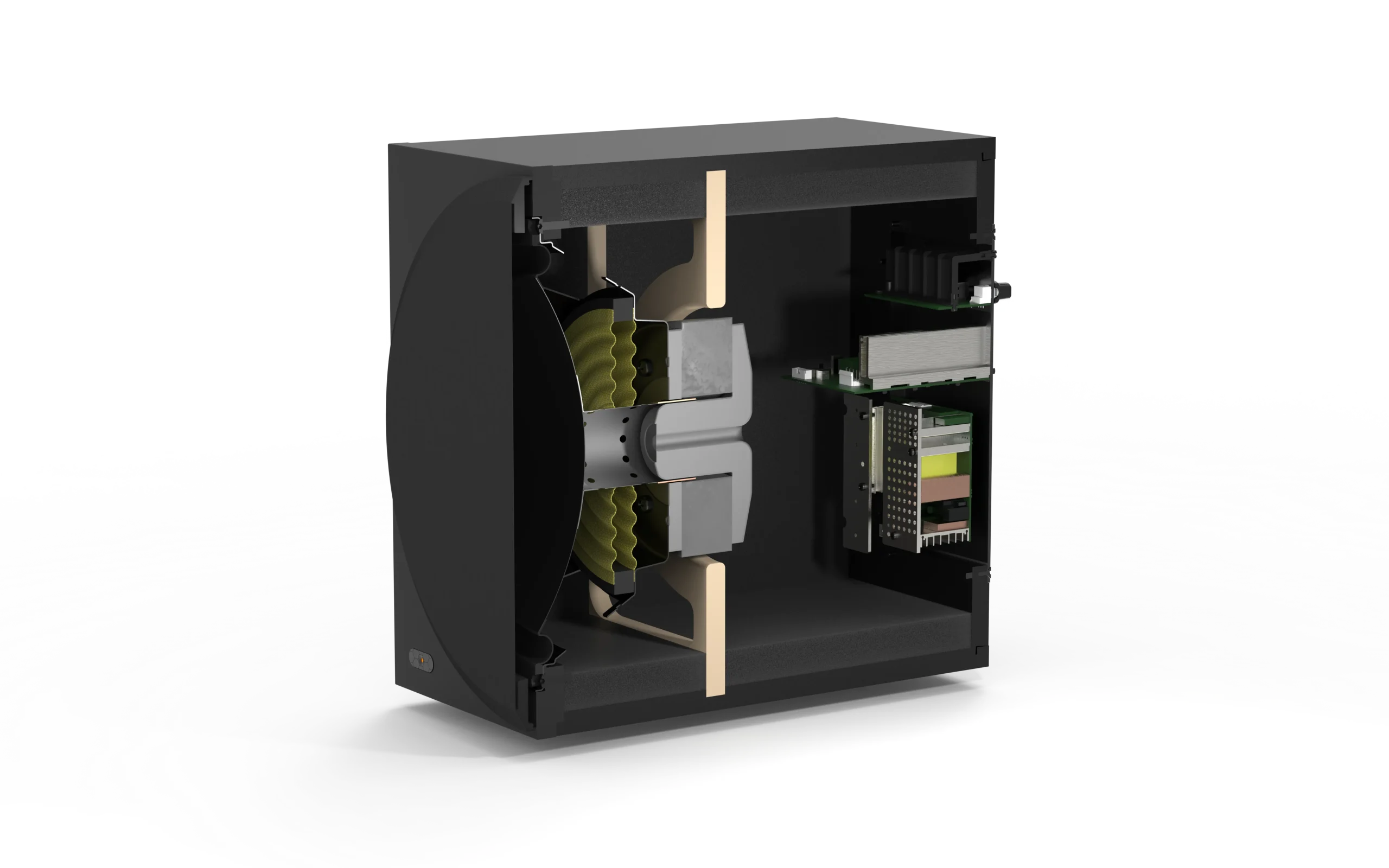 Monitor Audio Vestra W10 aufgeschnitten