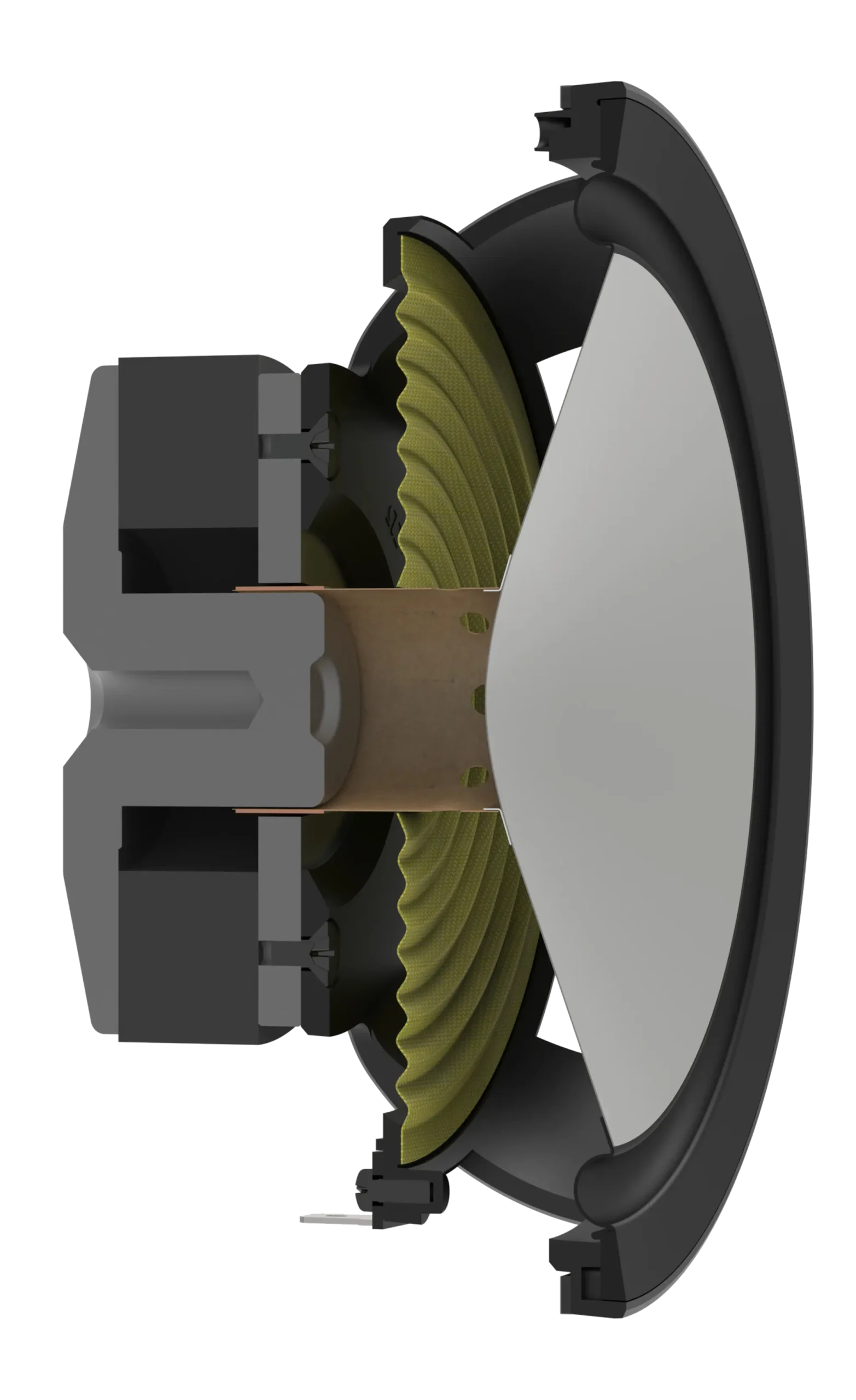 Monitor Audio Bronze 7G Tief-Mitteltoener im Querschnitt freigestelltes bild