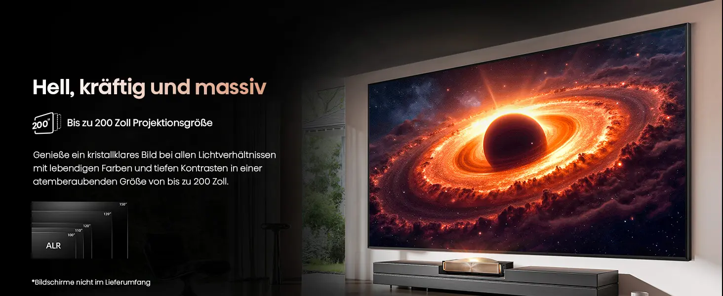 Hisense L9Q Laser TV 200 Zoll