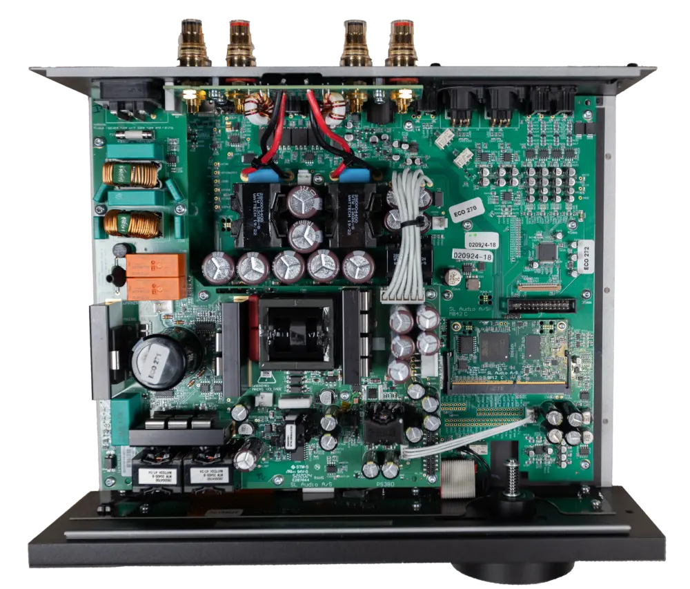 lyngdorf Tdai 2210 high end streaming verstärker von innen