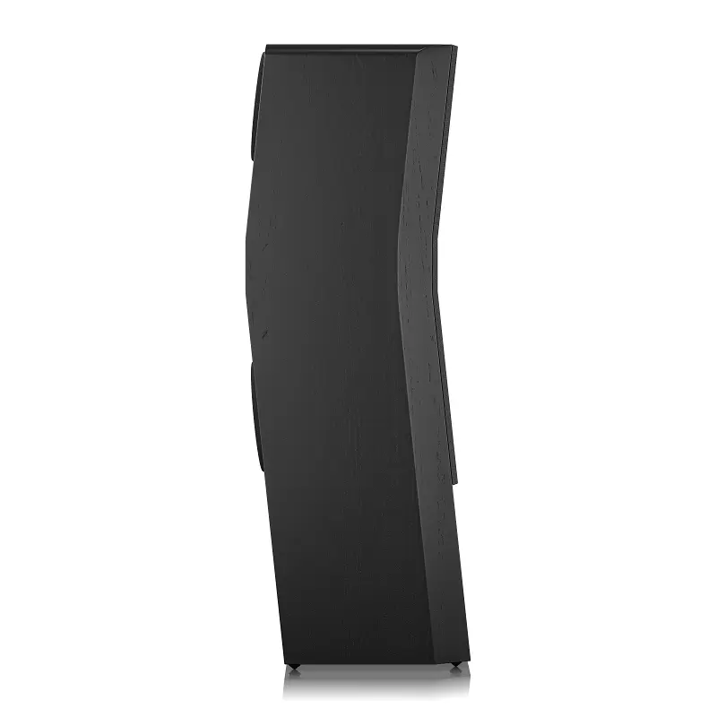 SVS Ultra Evolution Pinnacle von der Seite Schwarz Eiche