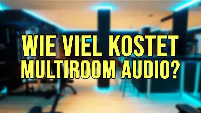 YouTube Thumbnail zu dem AVITECT Video zu den Kosten eines MultiRoom Audio Systems.