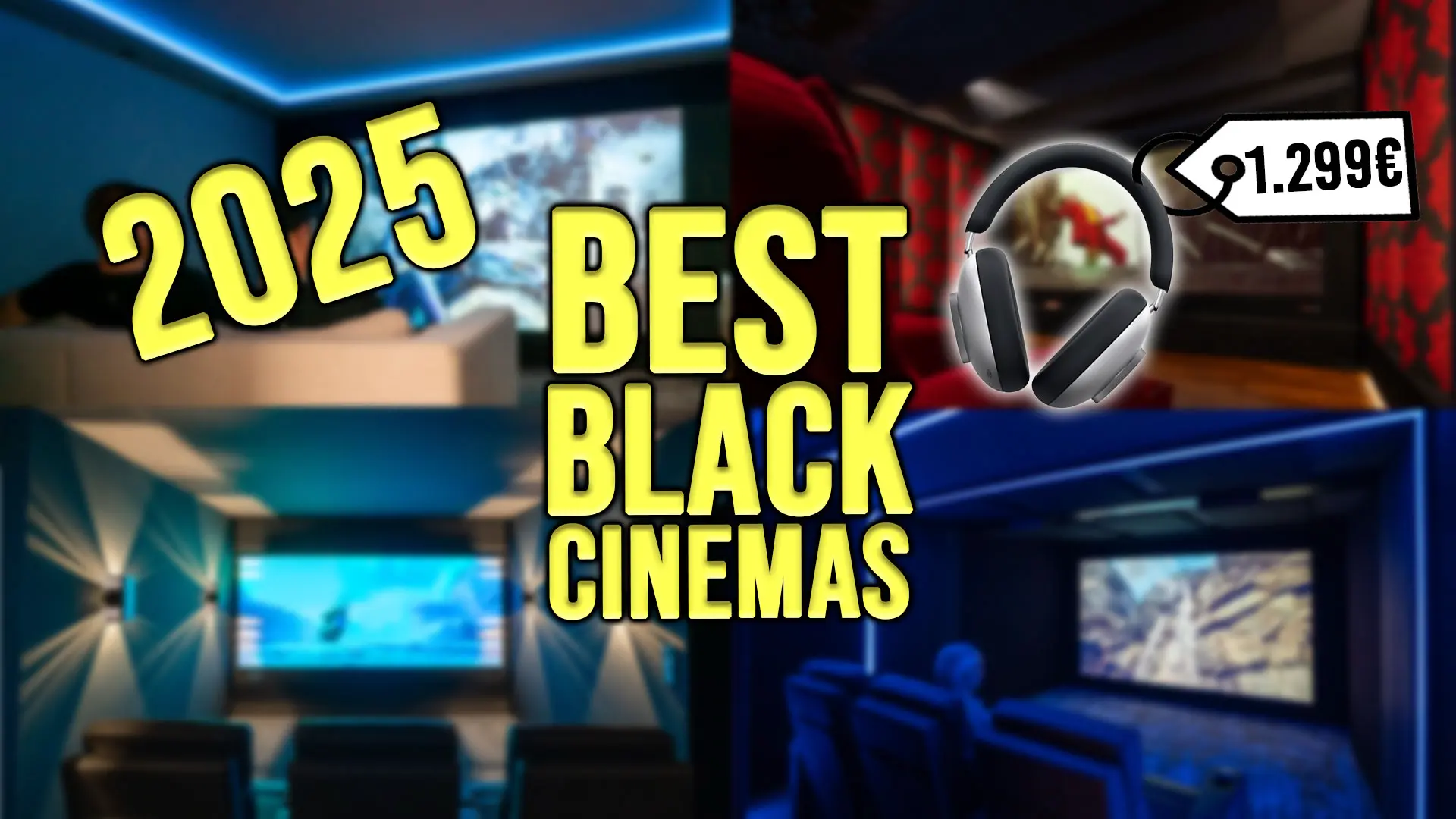 YouTube Thumbnail für das AVITECT Video zu den besten Black CInemas in 2025.