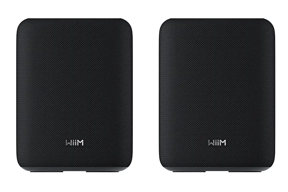 wiim sound lite twin stereo set in schwarz von vorne