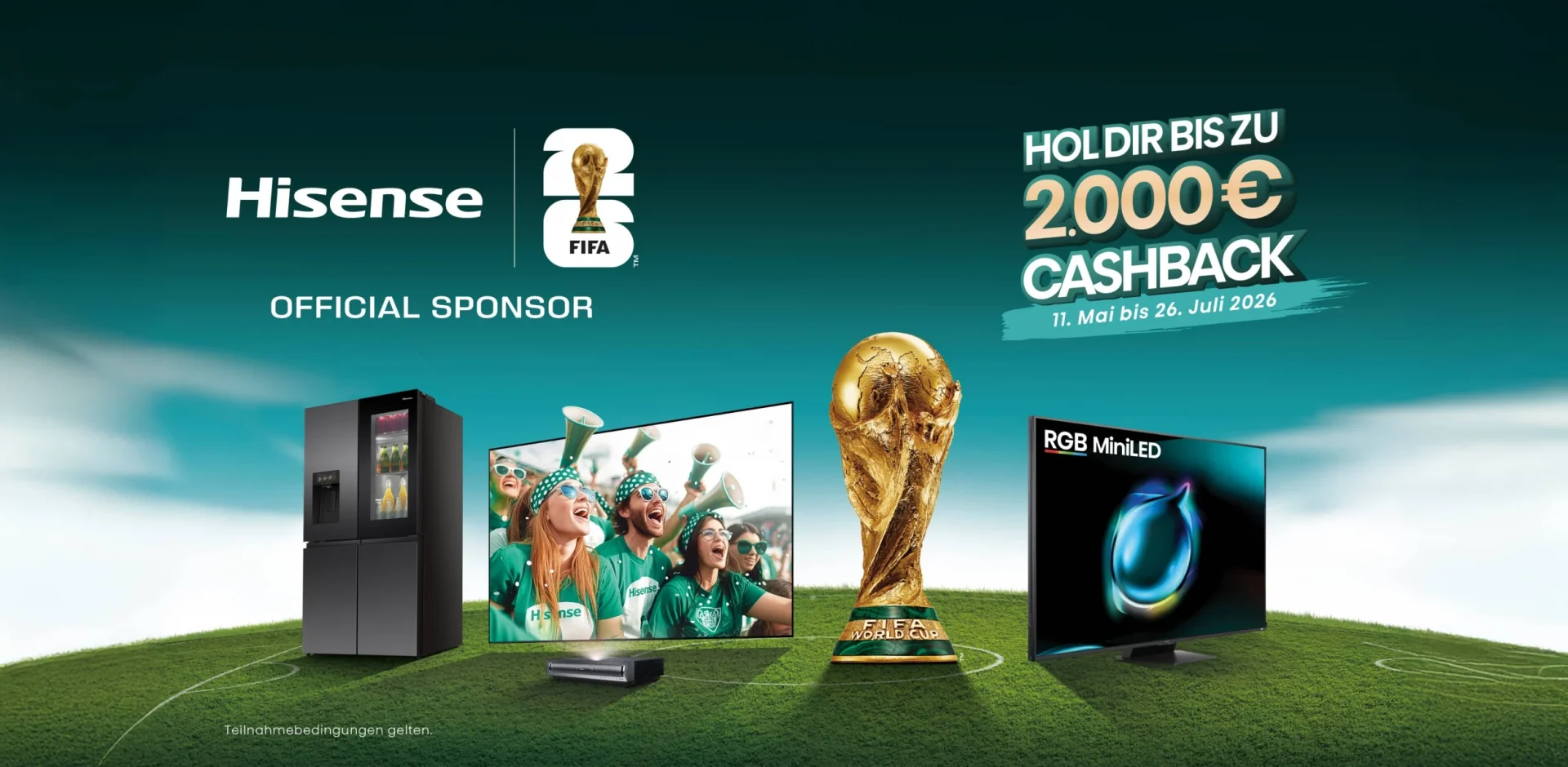 Hisense Cashback-Aktion 2026