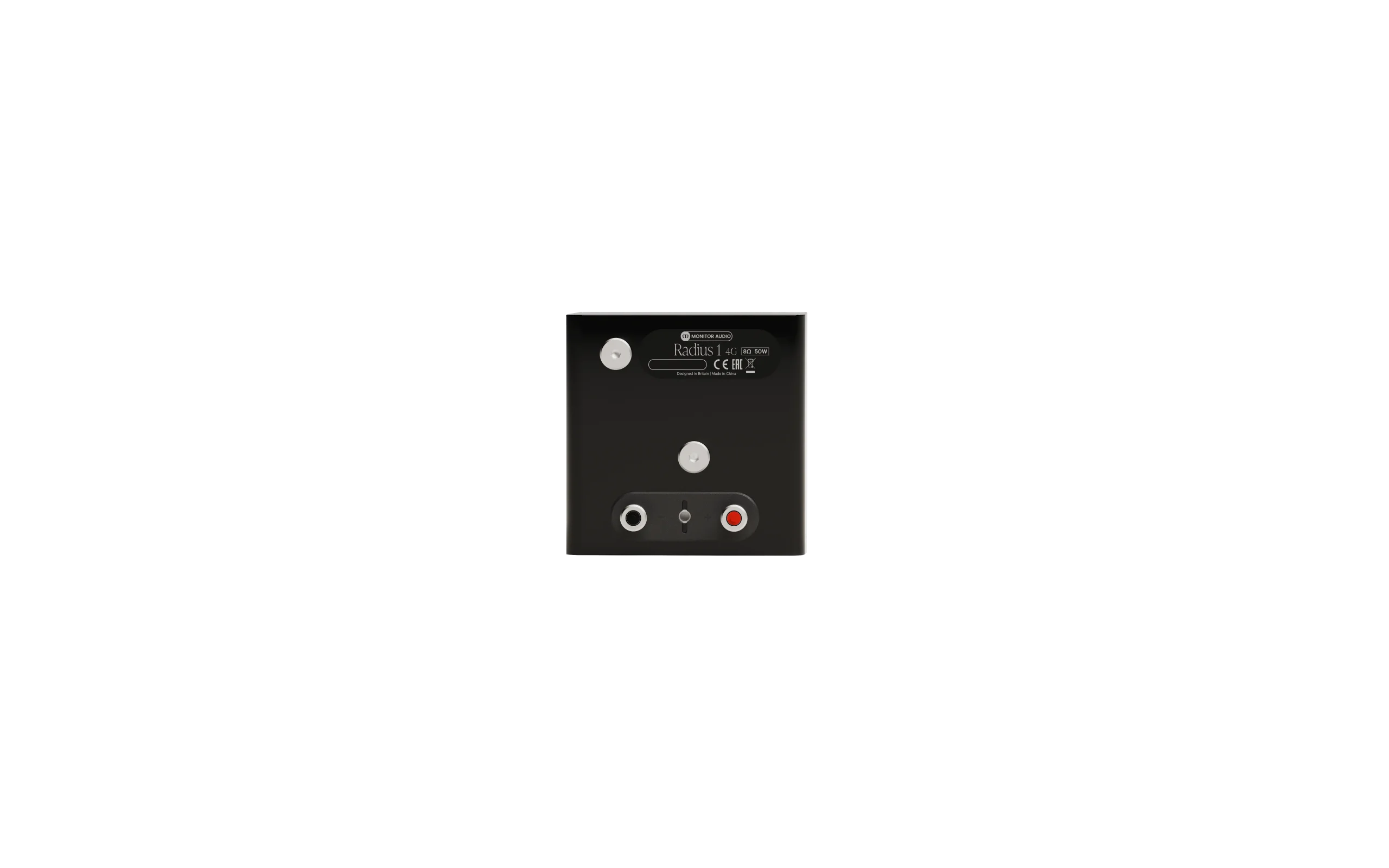 Monitor Audio Radius 4G Radius 1 von hinten in schwarz