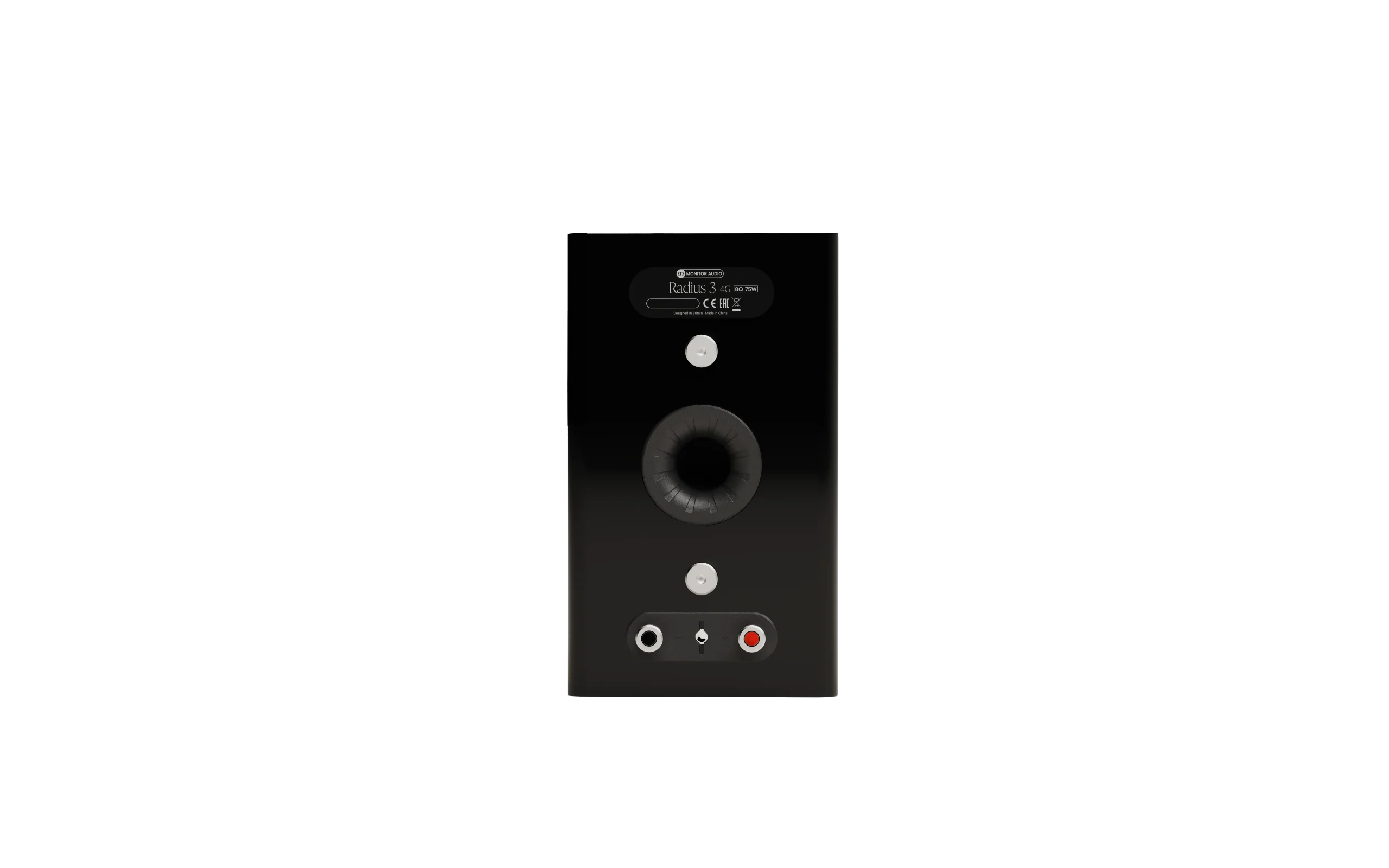 Monitor Audio Radius 4G Radius 3 von hinten in schwarz