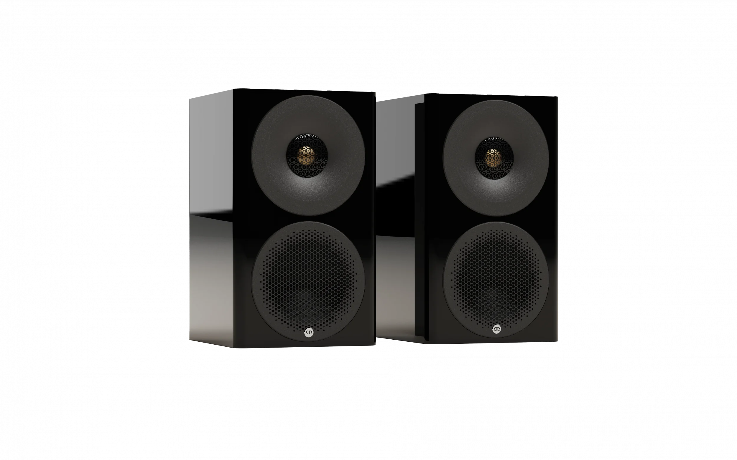 Monitor Audio Radius 4G Radius 3 Paar von vorne in schwarz