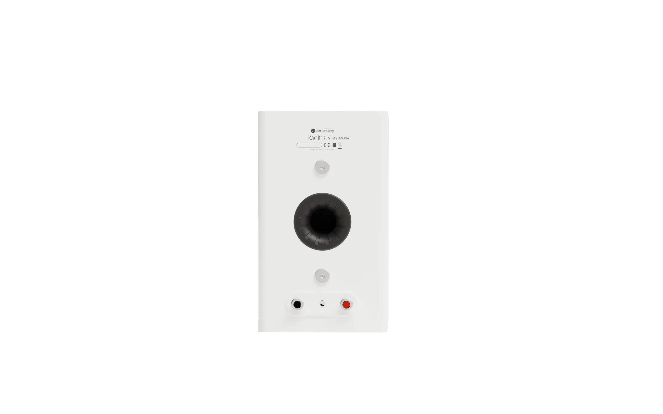 Monitor Audio Radius 4G Radius 3 von hinten in weiß